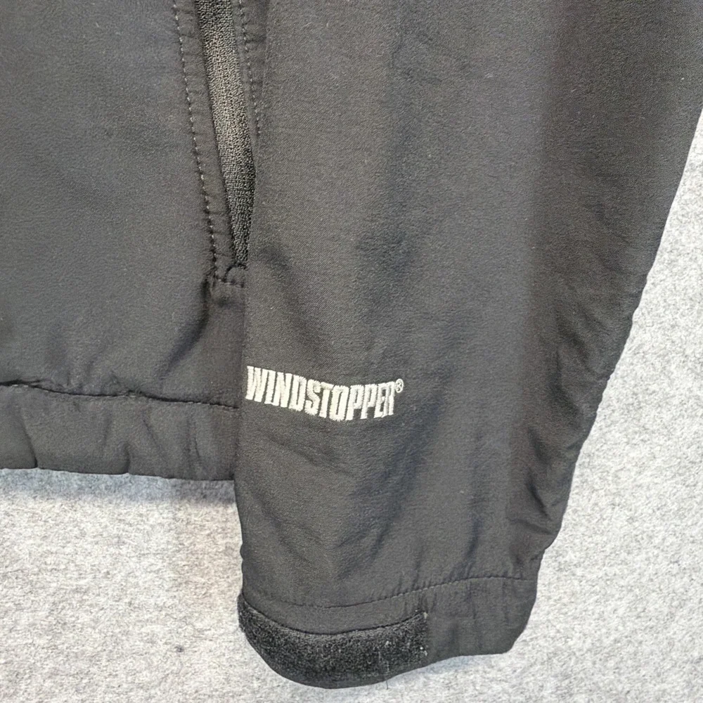 The North Face Full Zip Black Men's Small WINDSTOPPER Outdoors Hiking